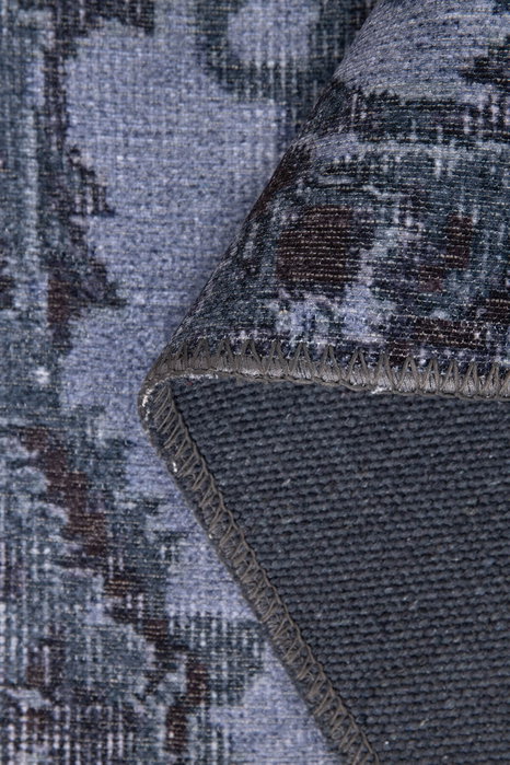 Conceptum Folk Chenille Azul Marino 75 x 230 cm
